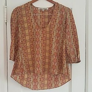 Lovers + Friends - Hi-Low Scoop Neck Blouse